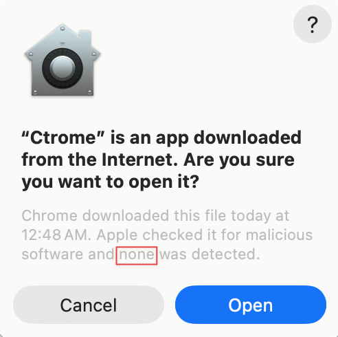 Apple Notary Verification